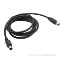 Cable de minidin de 9pin macho a masculino macho a masculino